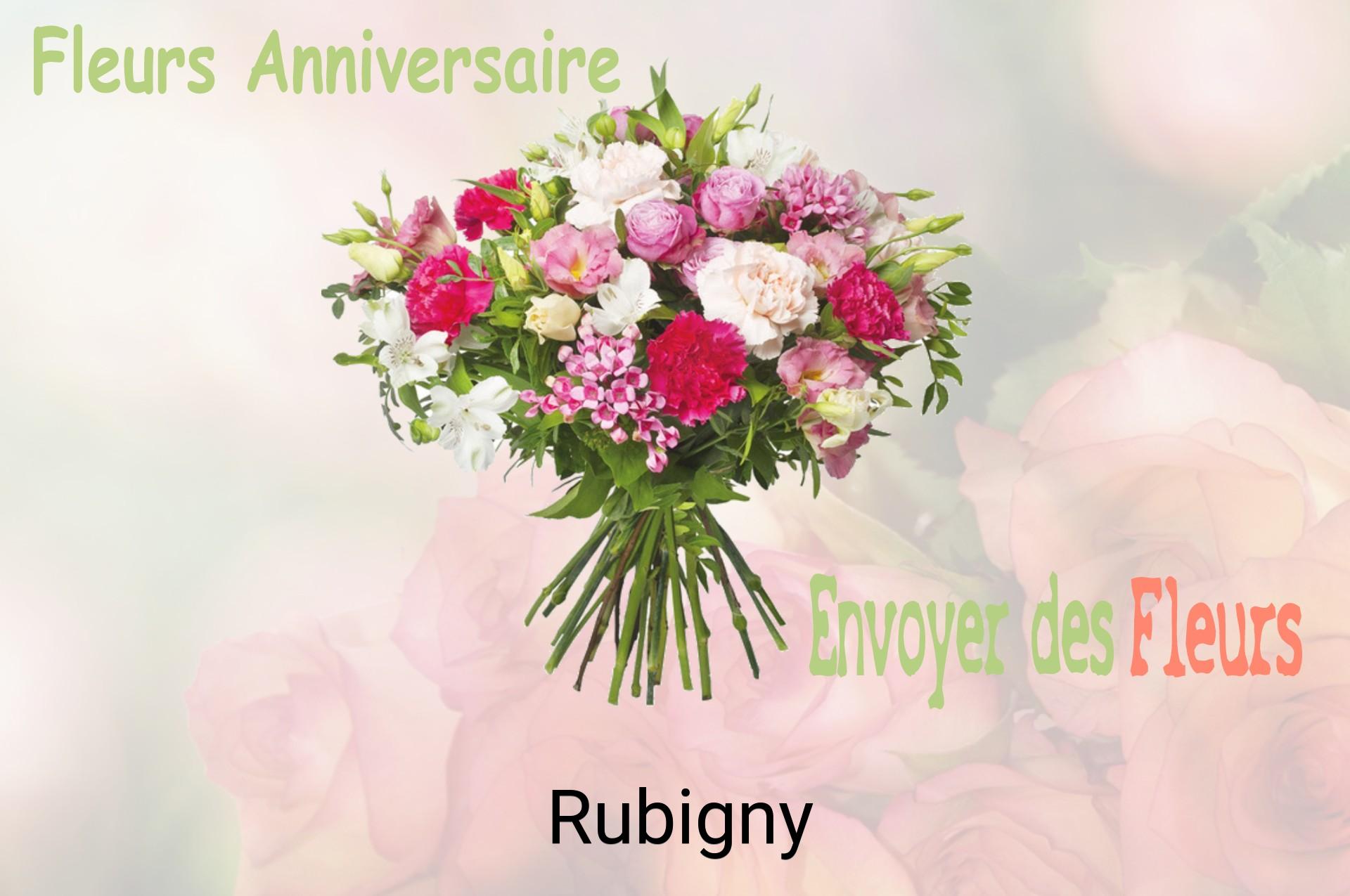 Bouquet de fleurs d’anniversaire livré à Rubigny